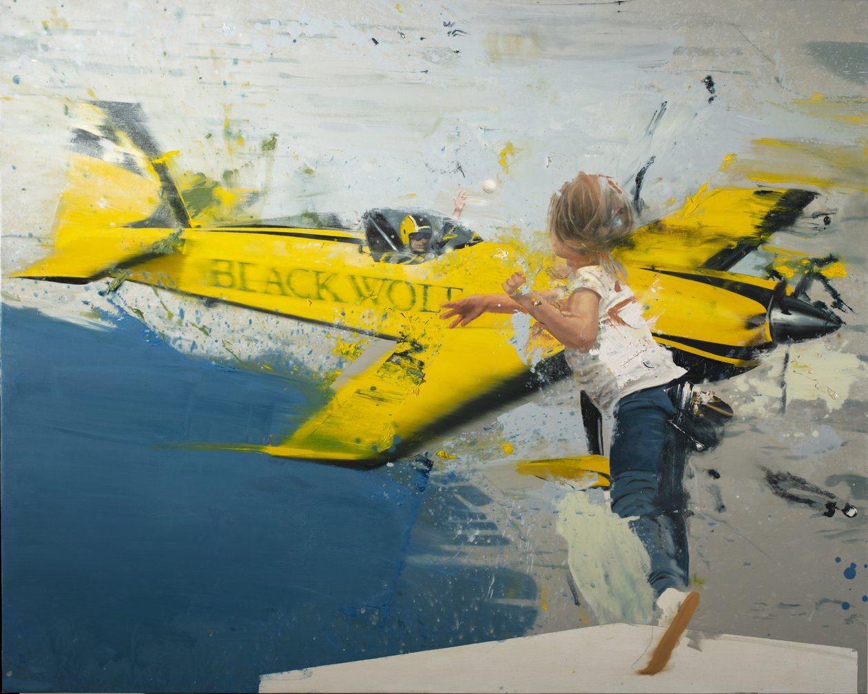 Ballwurf-Flugzeug, 2022 von Nicola Pucci