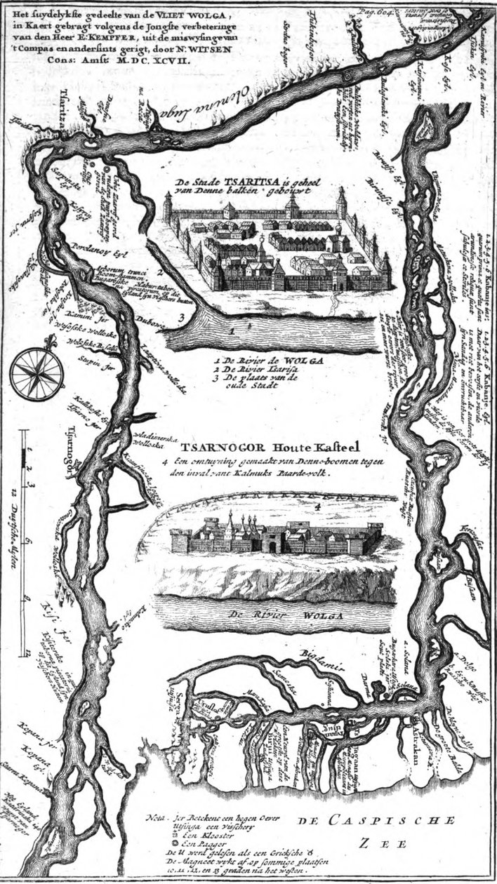 Das Kaspische Meer von Nicolaes Witsen