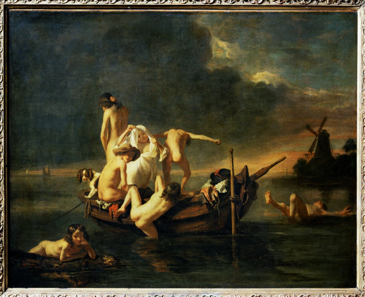 Das Bad von Nicolaes (follower of) Maes