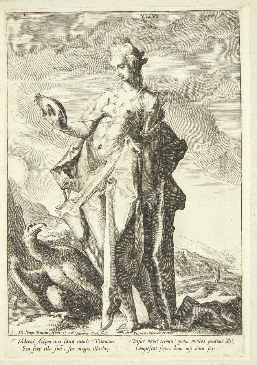 Das Gesicht von Nicolaes Jansz. Clock