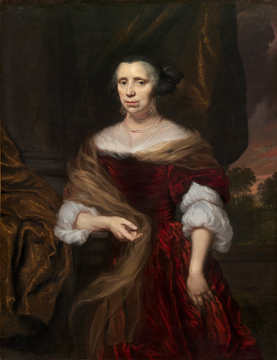 Porträt einer Dame von Nicolaes Maes