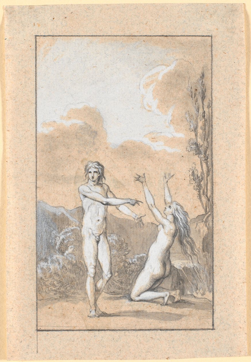 Die neu erschaffene Eva von Nicolai Abildgaard