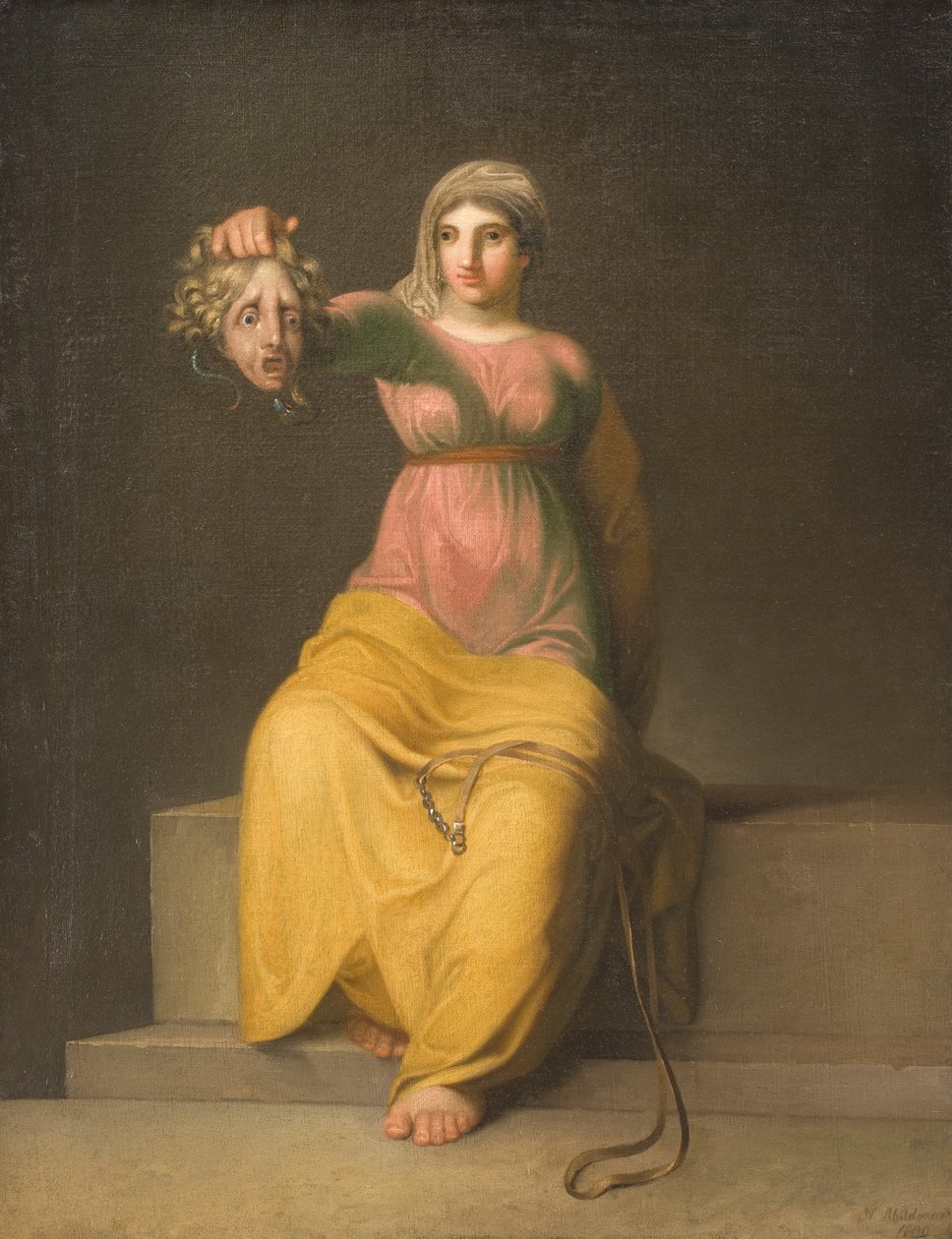 Theologie. Allegorische Figur von Nicolai Abildgaard