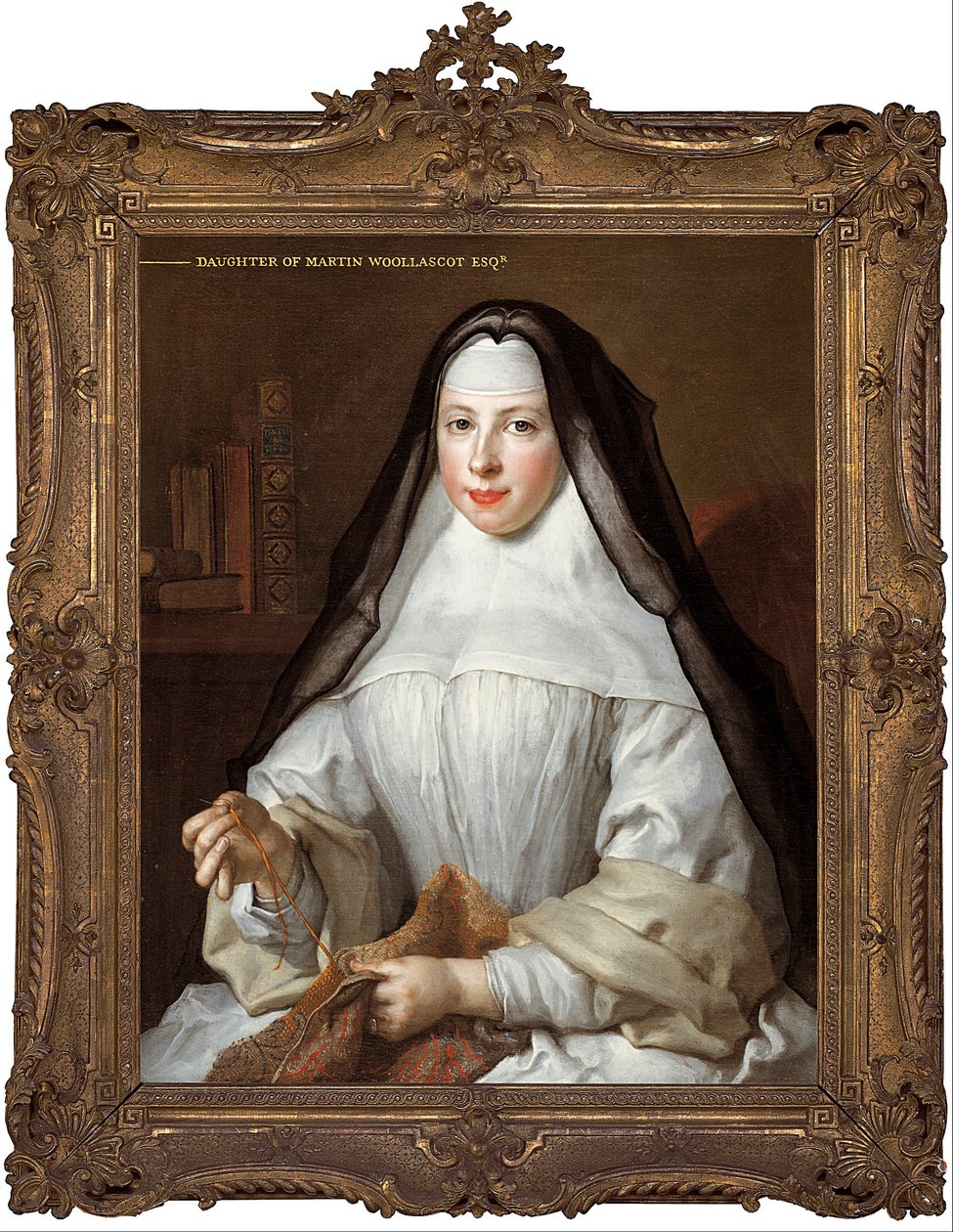Frances Woollascott, eine Augustinernonne von Nicolas de Largillière