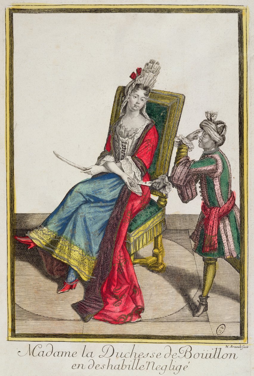 Porträt von Marie-Anne Mancini (1646-1714), Herzogin von Bouillon, spätes 17. Jahrhundert von Nicolas Arnoult