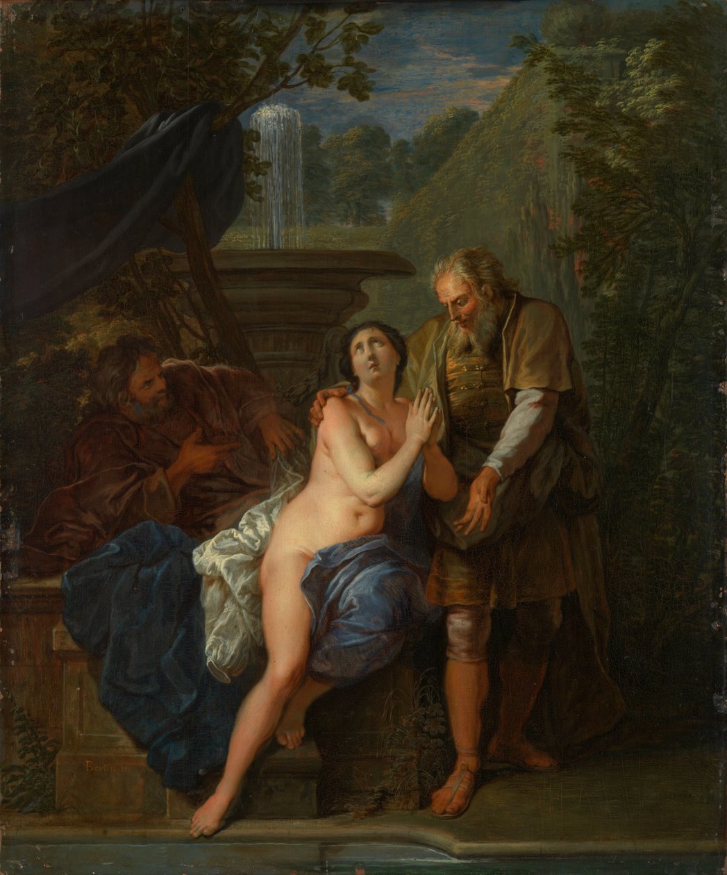 Susanna und die Ältesten von Nicolas Bertin