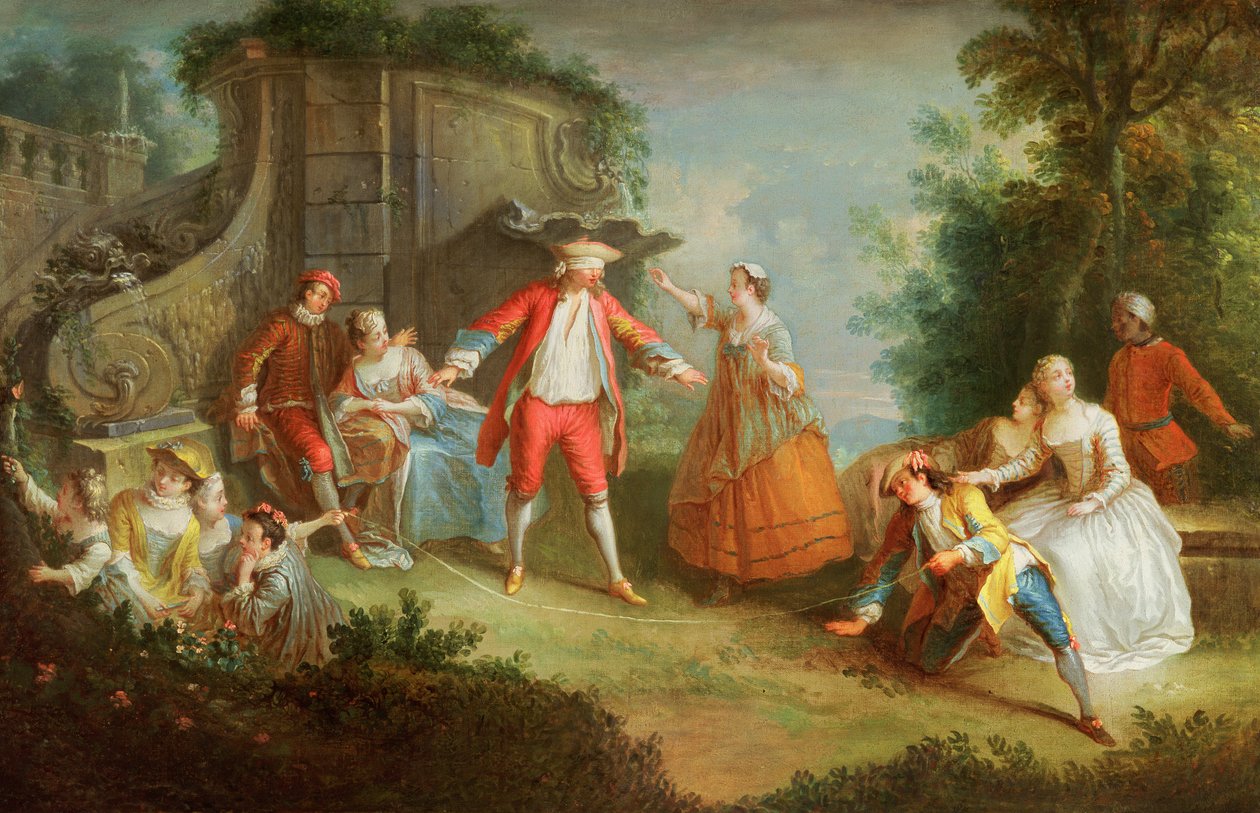 Blinde Kuh von Nicolas Lancret