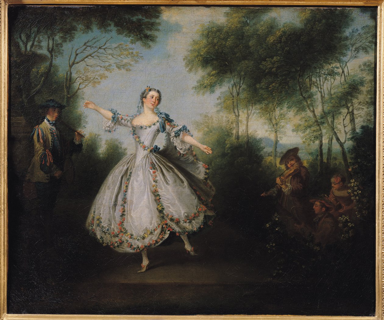 Marie-Anne Cuppi (1710-70) bekannt als La Camargo, tanzend, 1730 von Nicolas Lancret