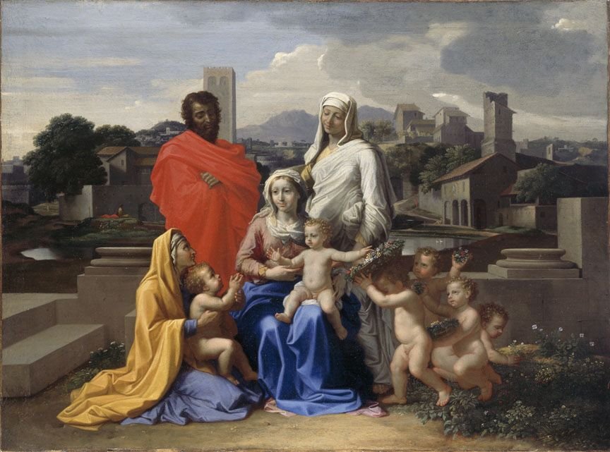 Heilige Familie von Nicolas Poussin