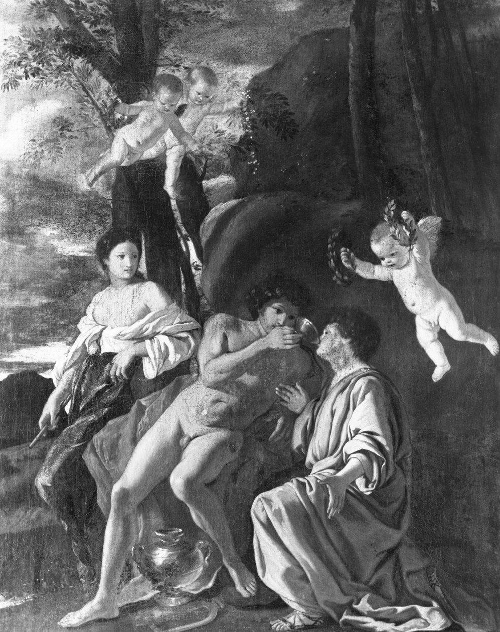 Inspiration des Anacreon von Nicolas Poussin