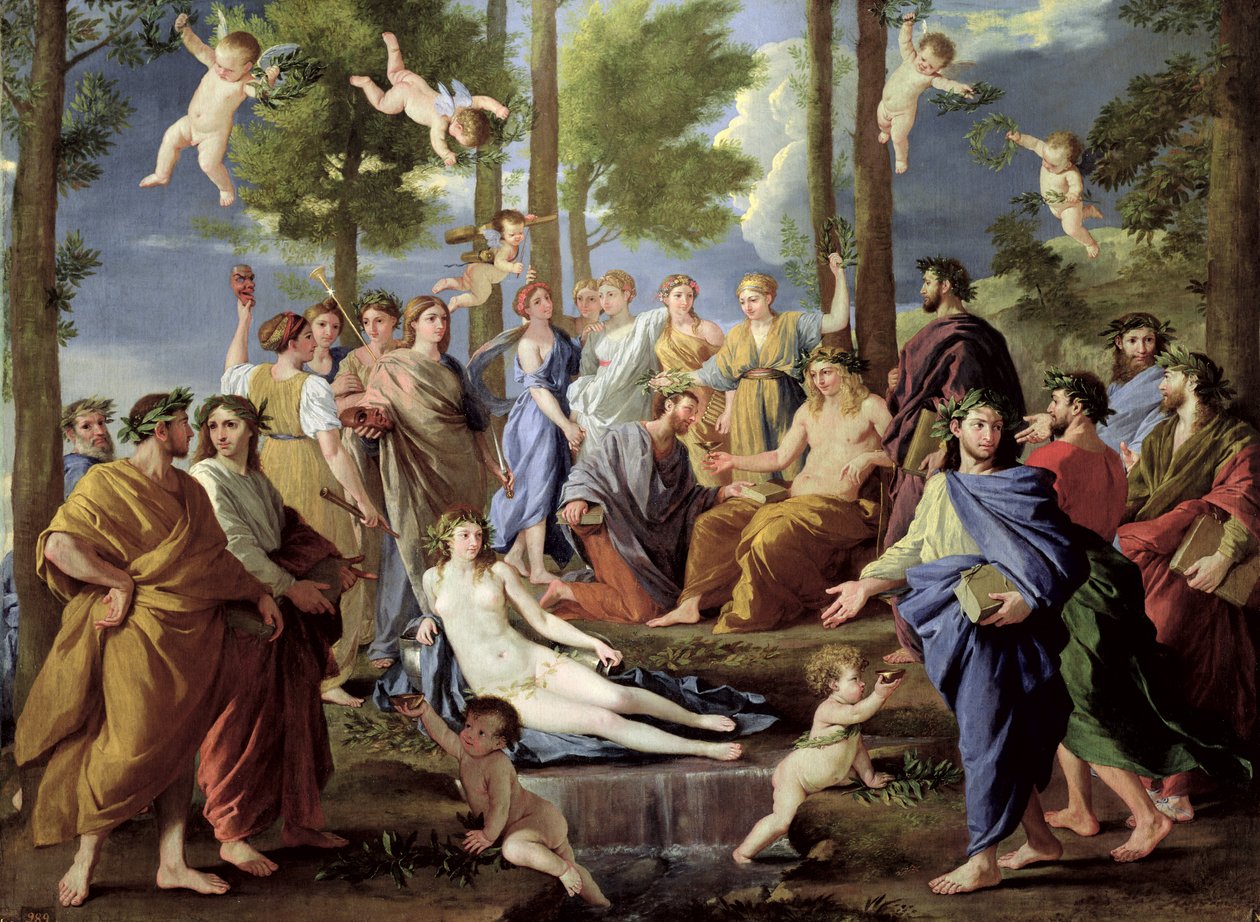 Parnassus, 1626 von Nicolas Poussin