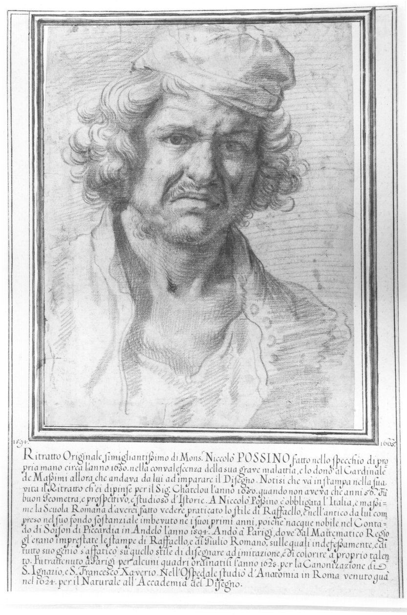 Selbstporträt von Nicolas Poussin