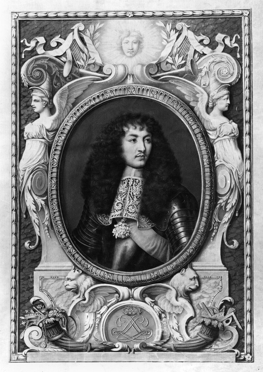 Medallion-Porträt von Ludwig XIV. (1638-1715) von Nicolas Robert