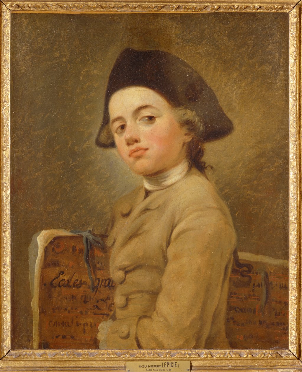 Der junge Zeichner von Nicolas Bernard (after) Lepicie
