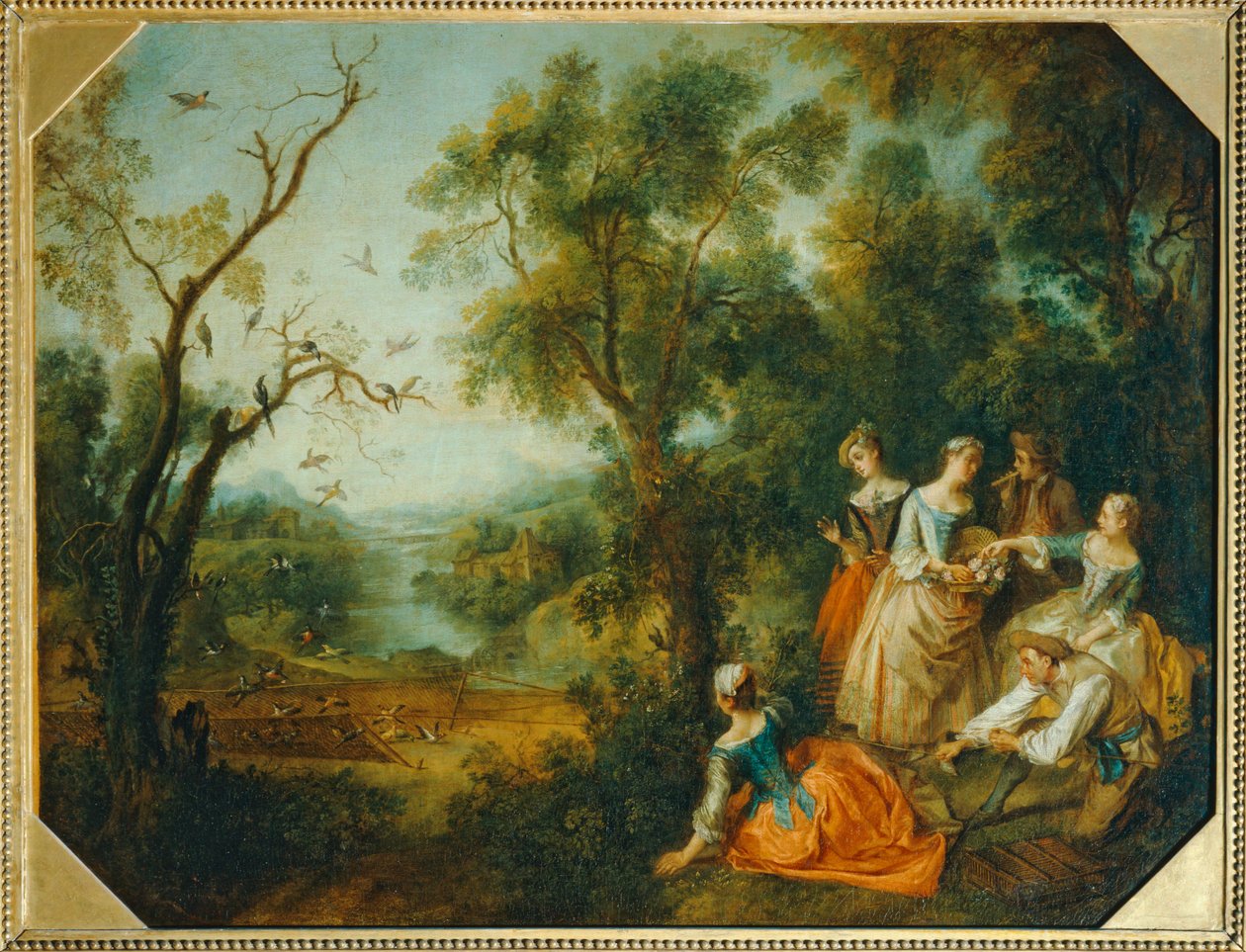 Der Frühling von Nicolas (attr. to) Lancret