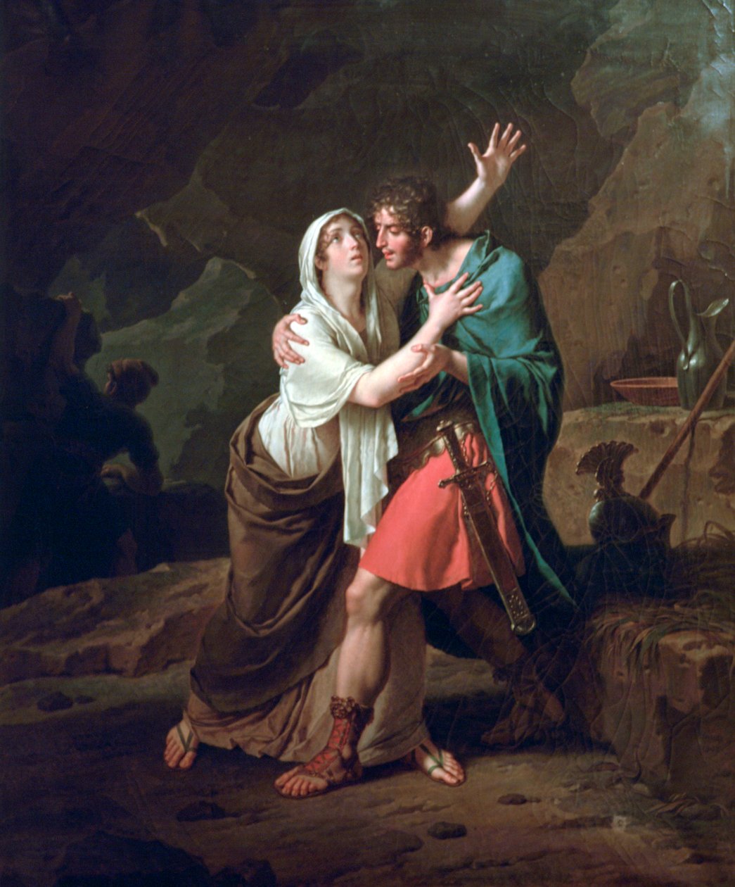 Eponine et Sabinus, 1802 von Nicolas Andre Monsiau