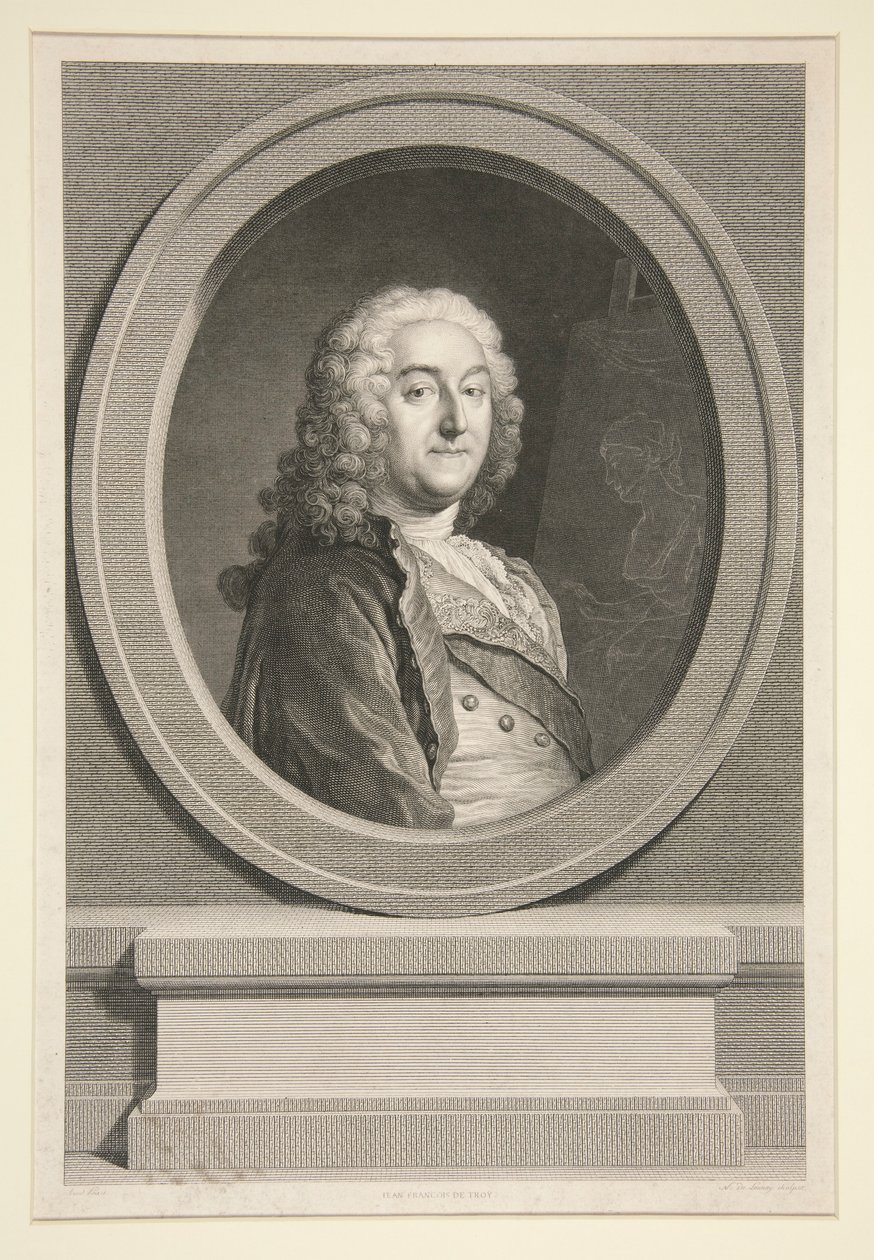 Porträt von Jean-François de Troy von Nicolas Delaunay