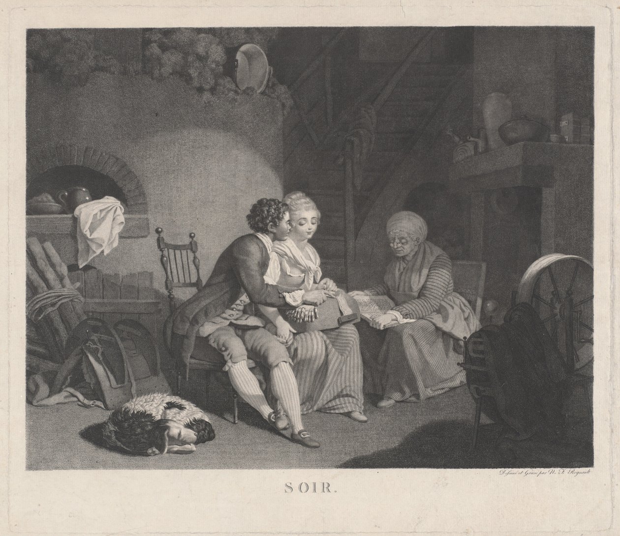 Abend von Nicolas Francois Regnault