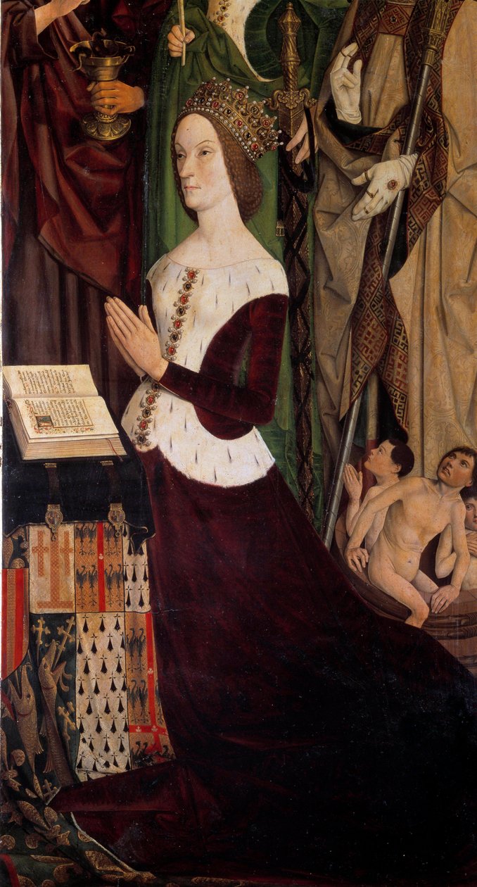 Porträt von Jeanne de Laval von Nicolas Froment
