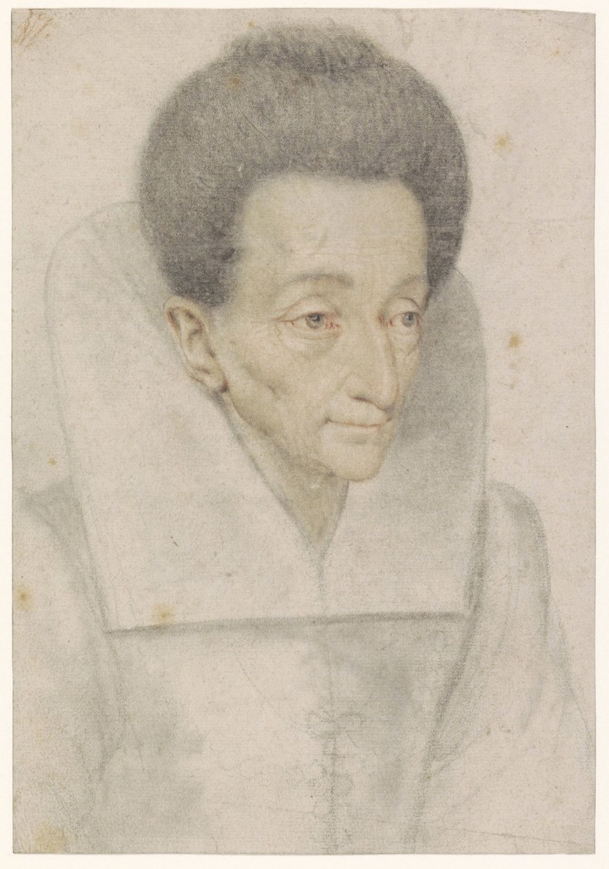 Porträt einer alten Frau von Nicolas Lagneau