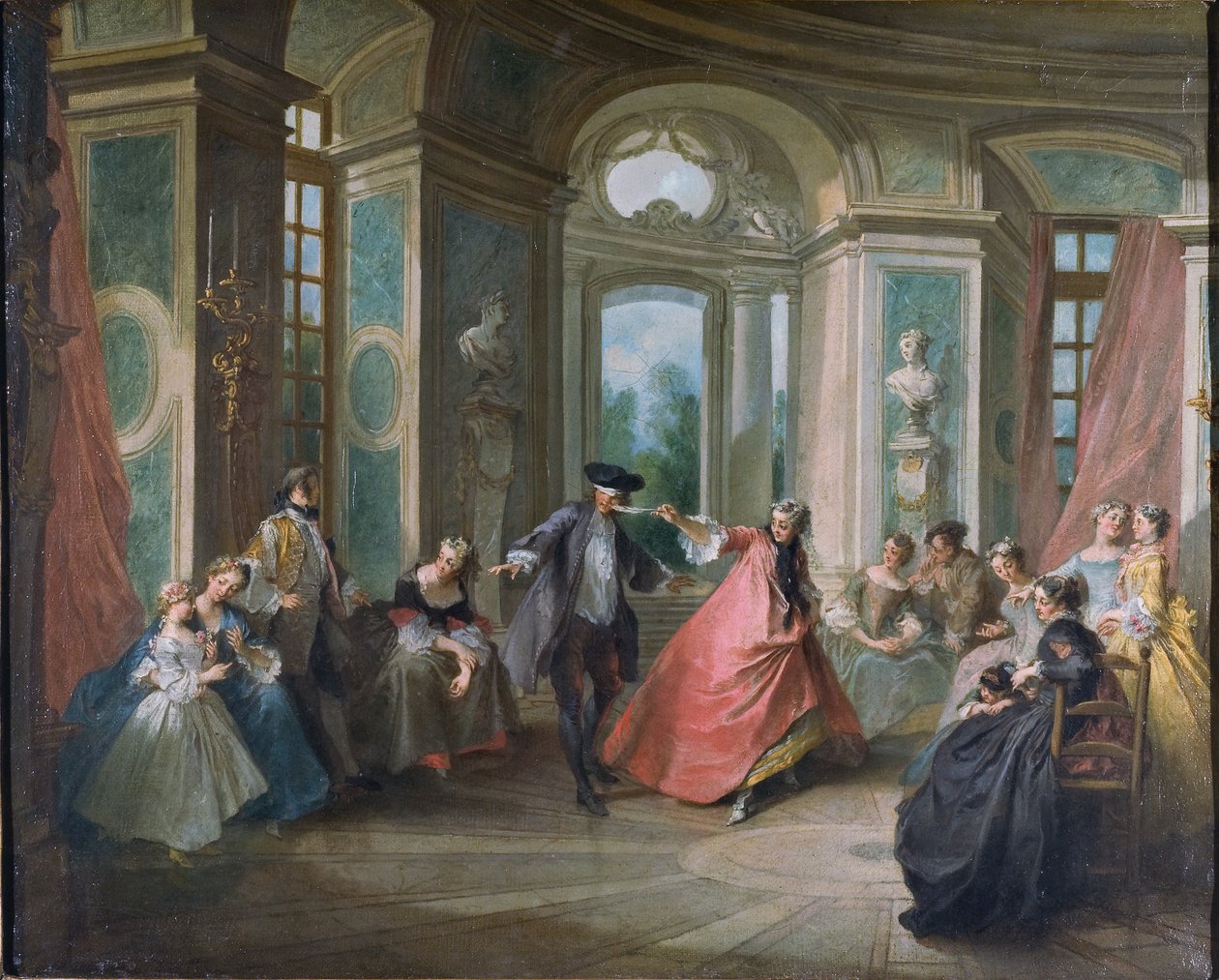 Blinde Kuh von Nicolas Lancret