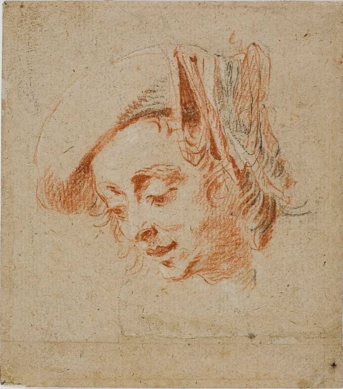 Kopf eines Mannes von Nicolas Lancret