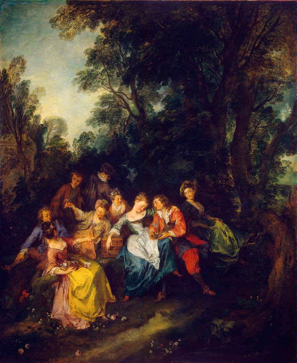 Frühling von Nicolas Lancret