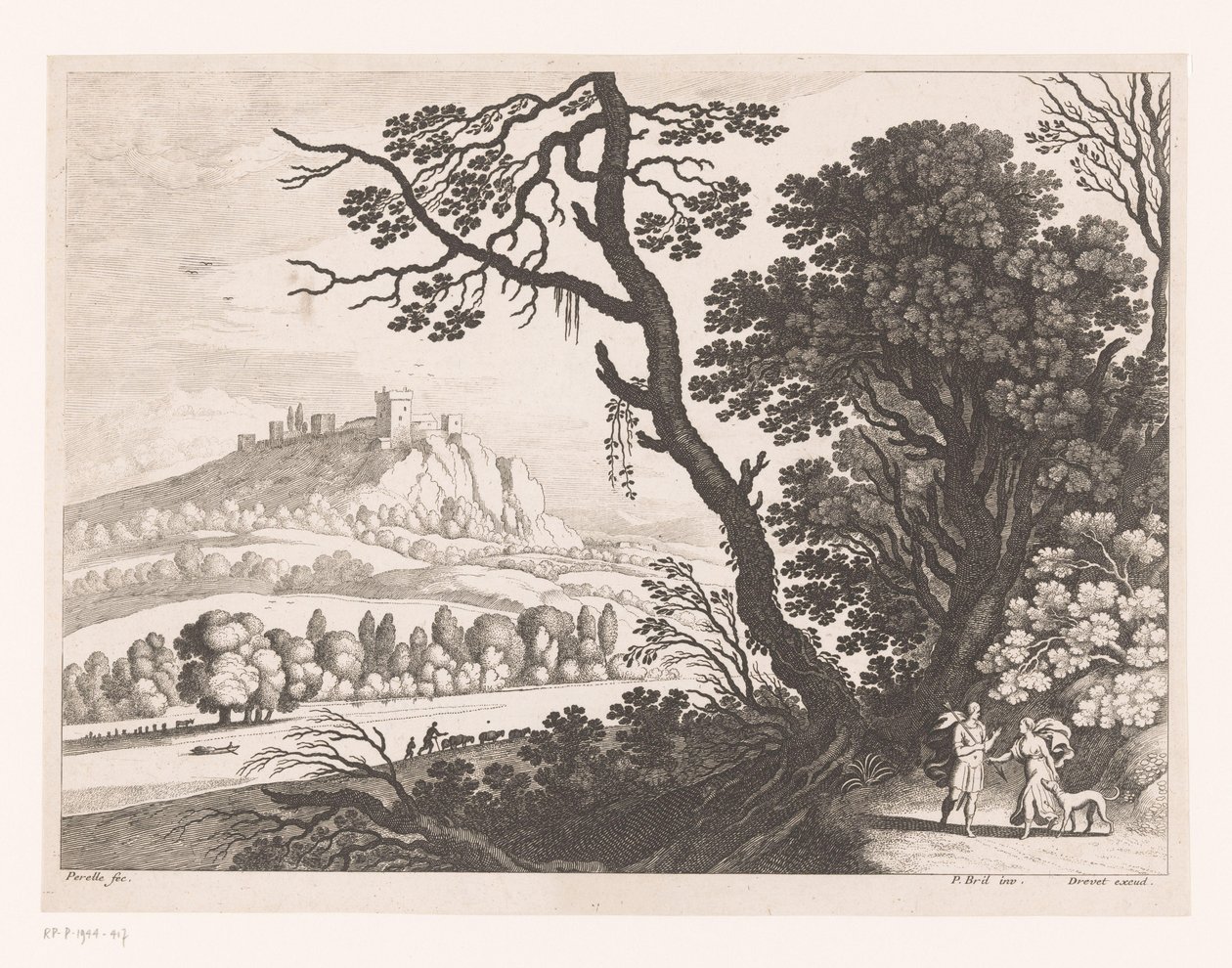 Cephalus und Procris von Nicolas Perelle