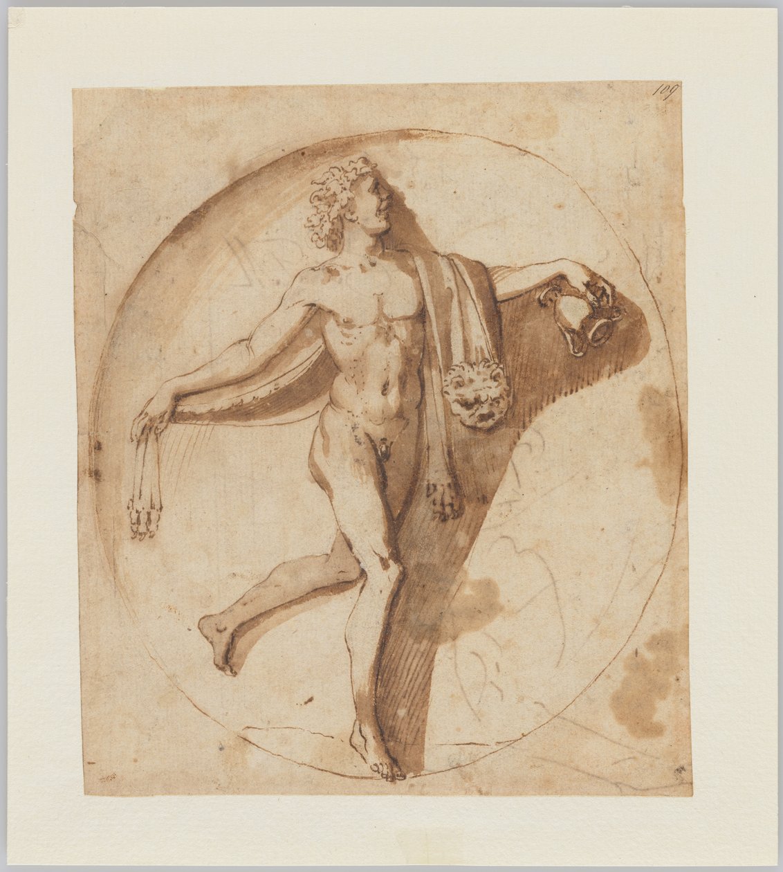 Tanzender Anhänger des Bacchus von Nicolas Poussin