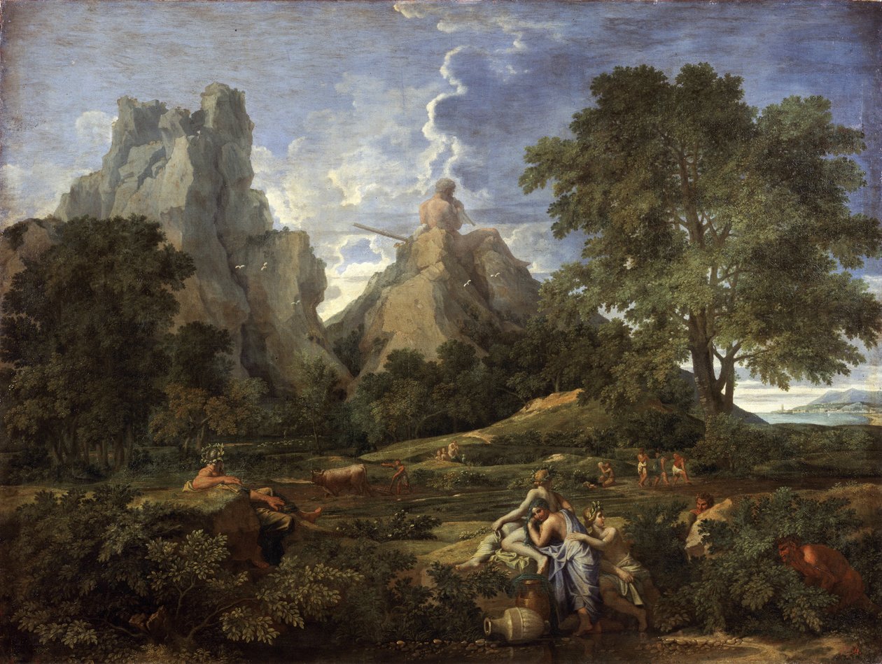 Landschaft mit Polyphemus, 1649 von Nicolas Poussin