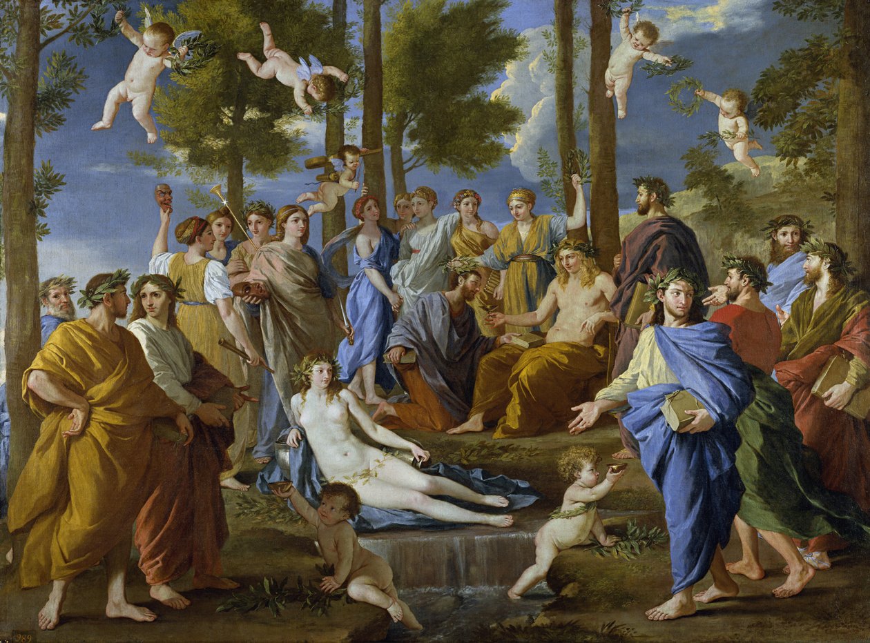 Parnassus, 1631 von Nicolas Poussin