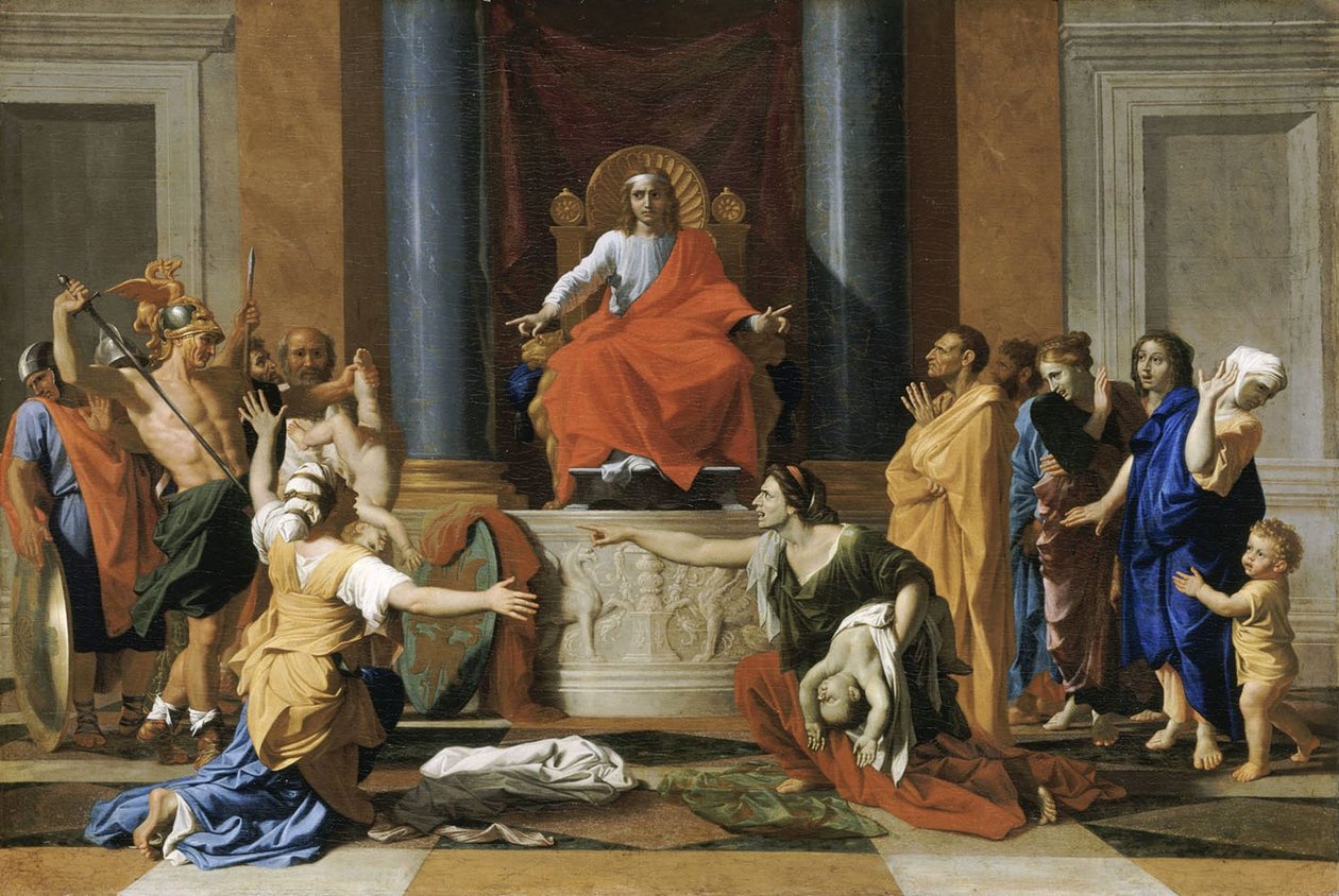 Das Urteil Salomos von Nicolas Poussin