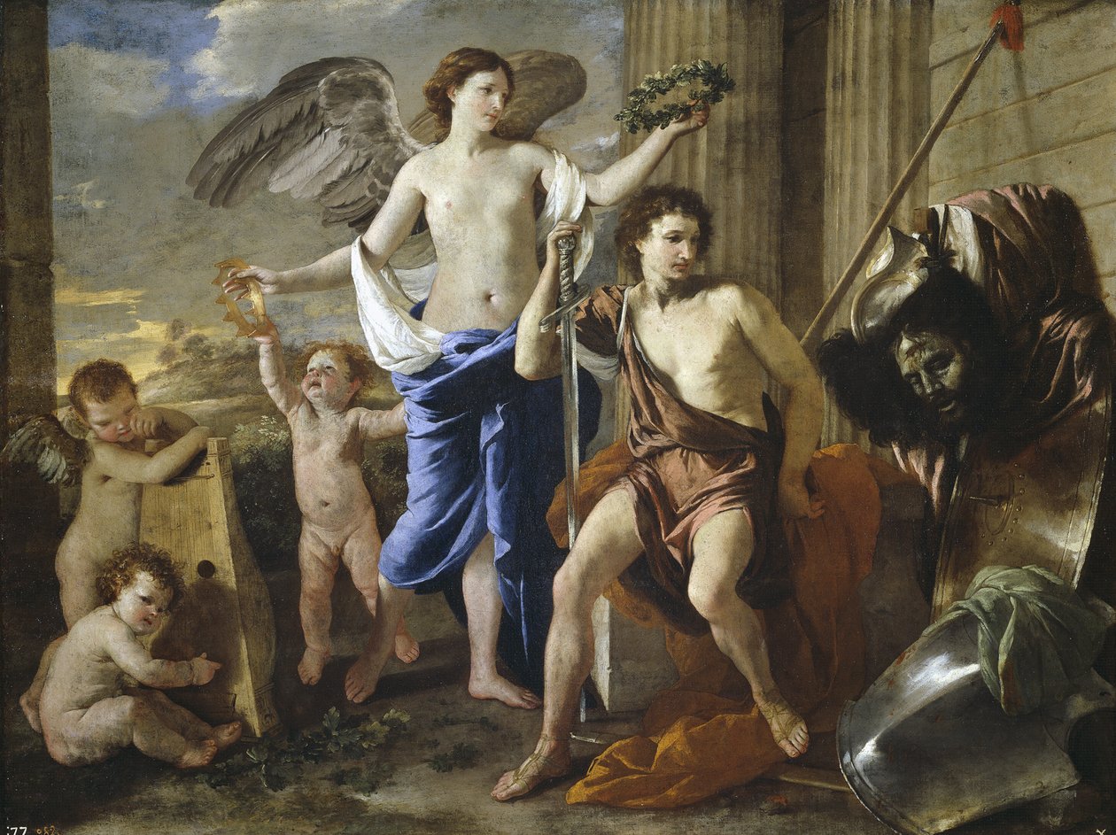 Der Triumph Davids, 1630 von Nicolas Poussin