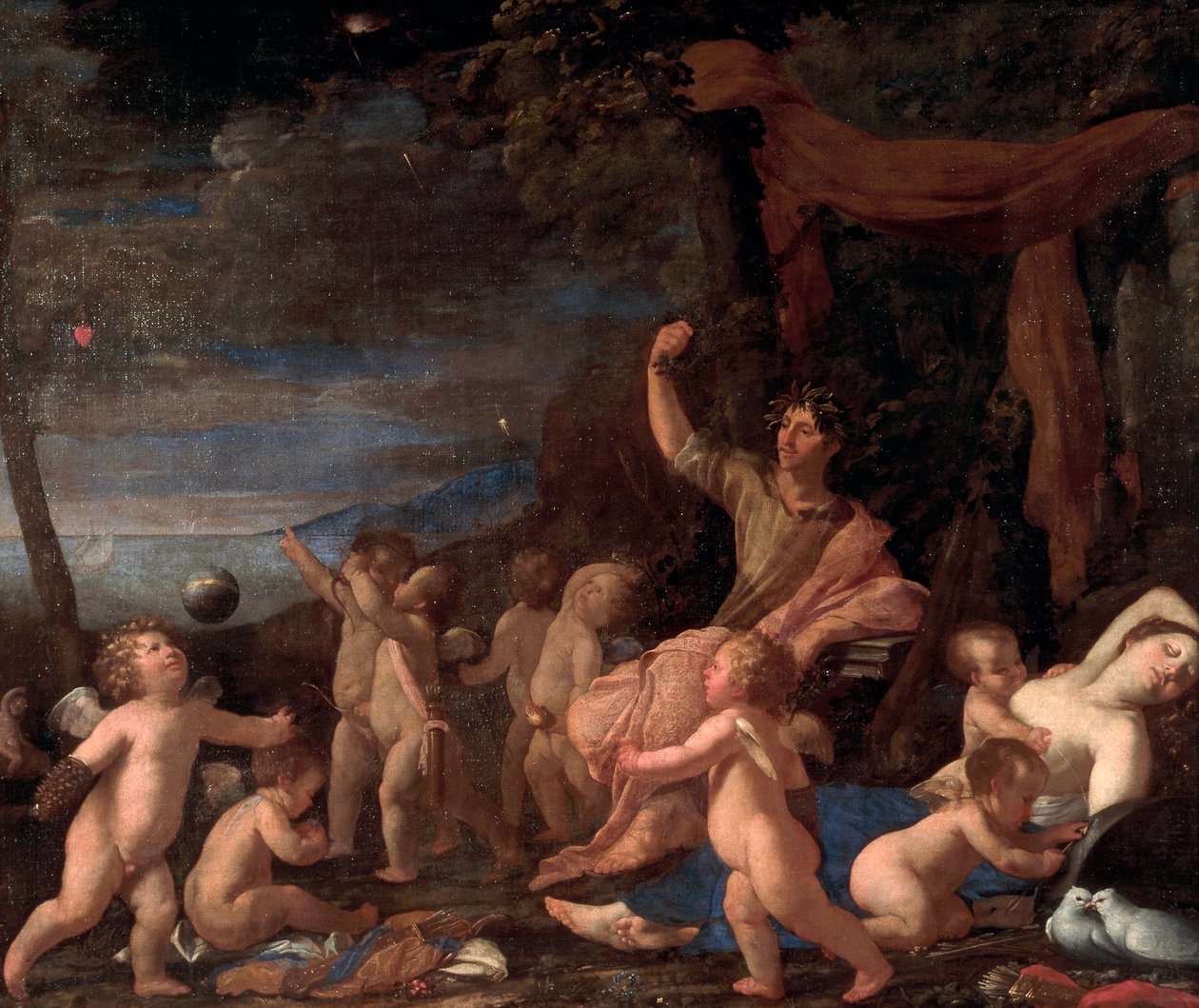 Der Triumph des Ovid von Nicolas Poussin