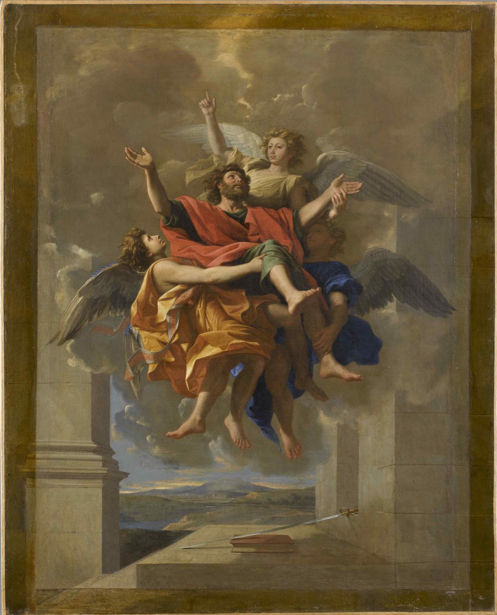 Die Ekstase des Heiligen Paulus, 1650 von Nicolas Poussin