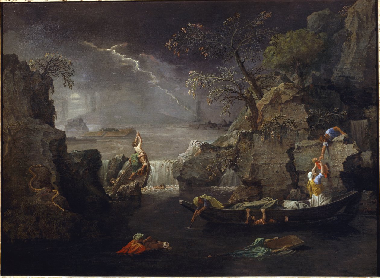 Winter oder Sintflut von Nicolas Poussin