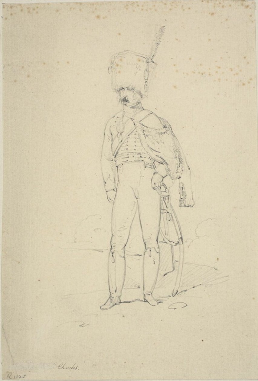 Stehender Husar von Nicolas Toussaint Charlet