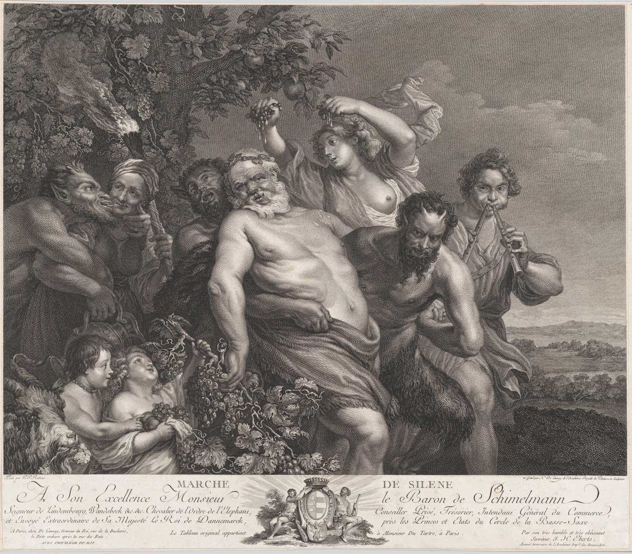 Der Triumph des Silenus von Nicolas de Launay
