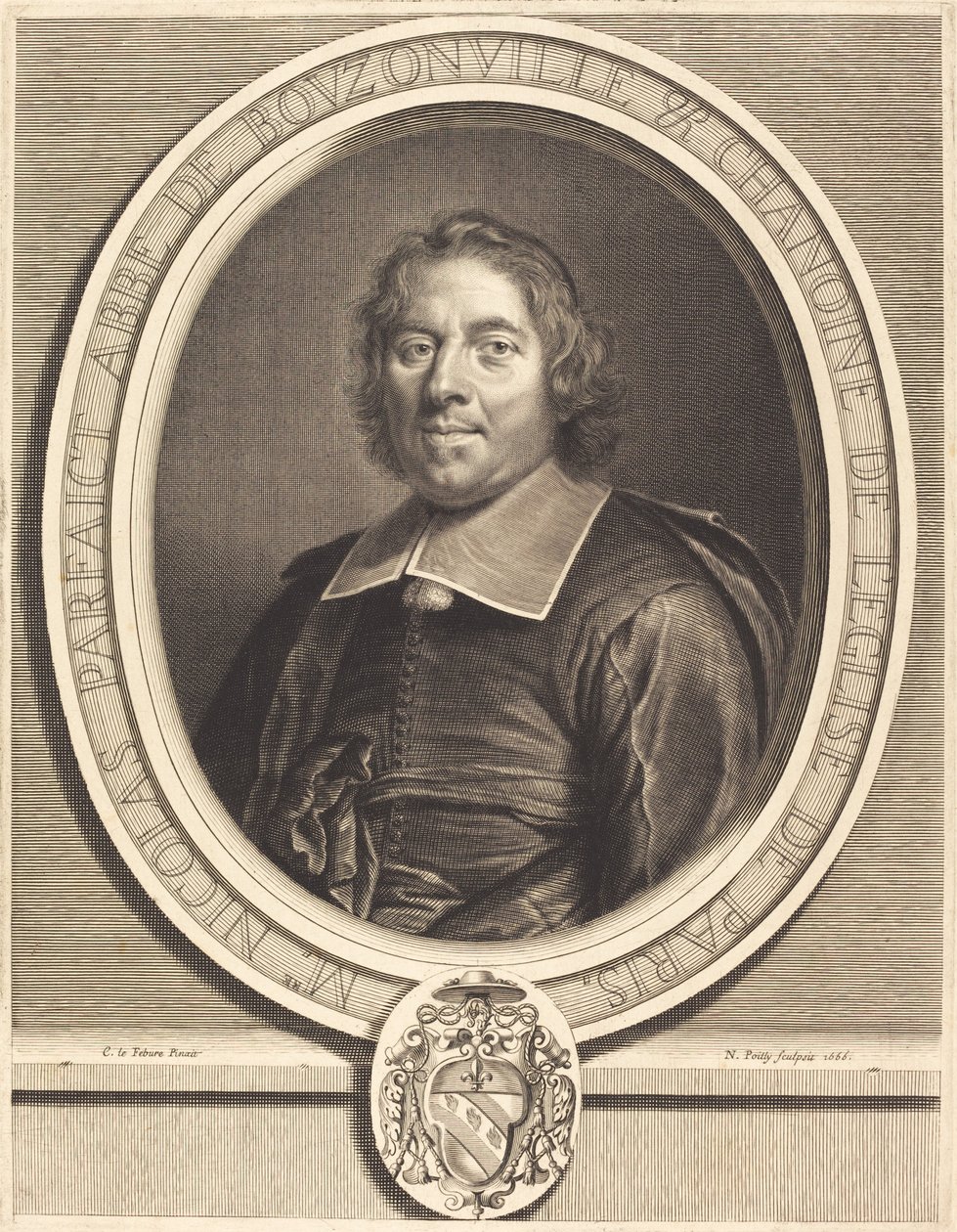 Nicolas Parfait von Nicolas de Poilly after Claude Lefebvre