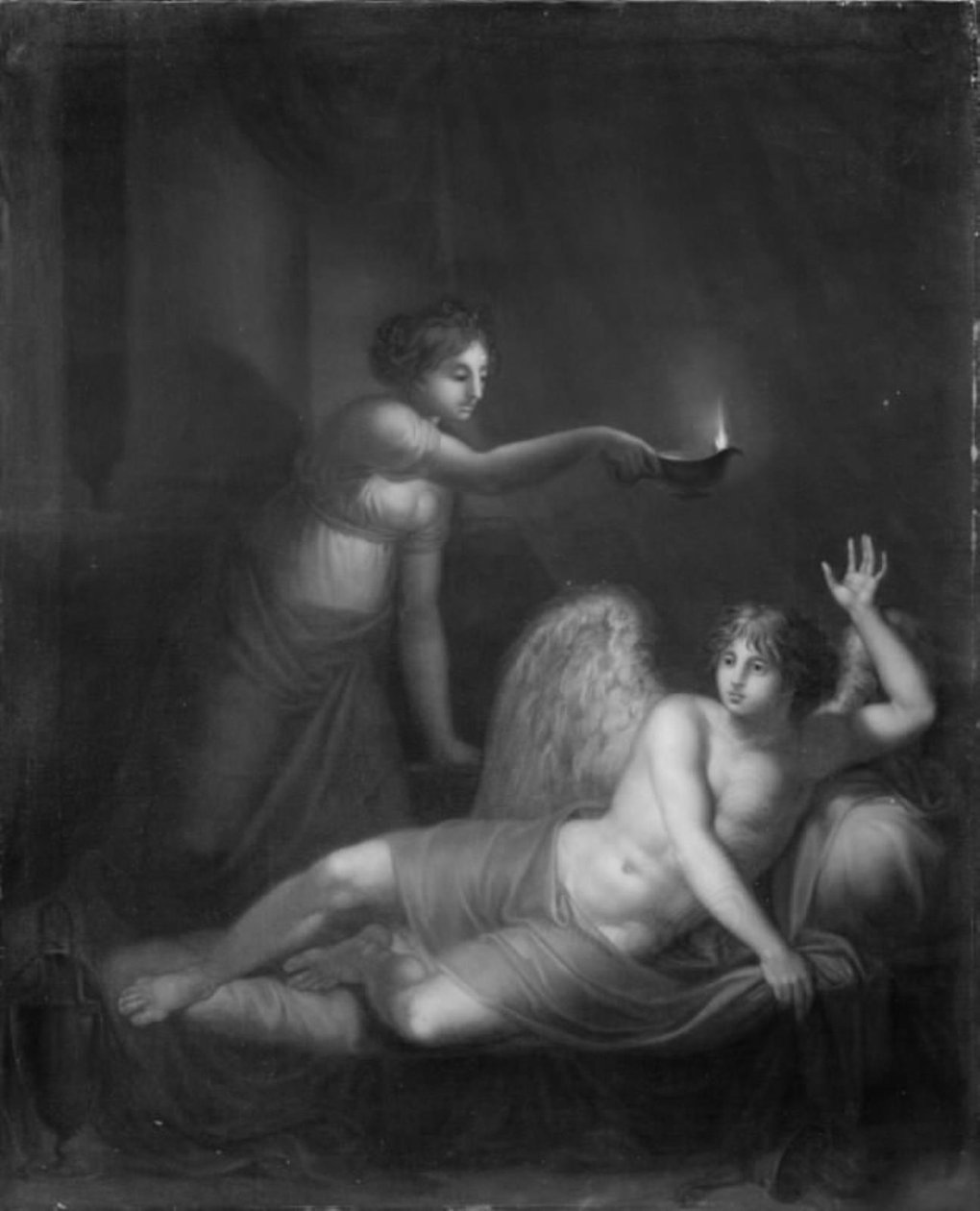 Amor, von Psyche geweckt von Nicolaus Wolff