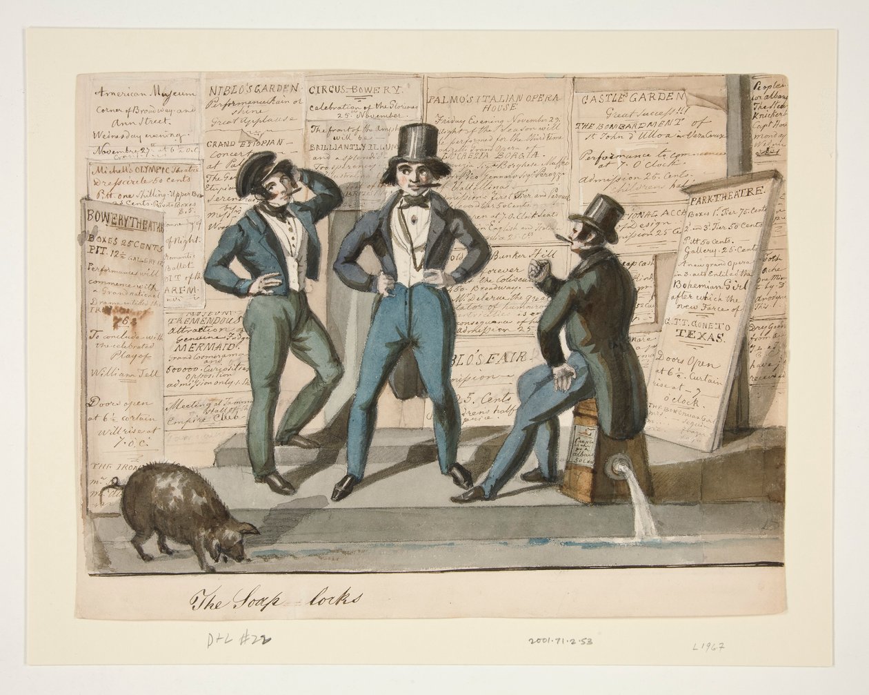 Die Seifenlocken oder Bowery Boys von Nicolino Calyo