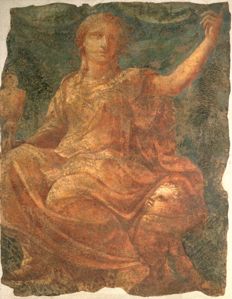 Allegorische Figur einer Tugend von Nicolo dell and Fontana, Alberto Abate