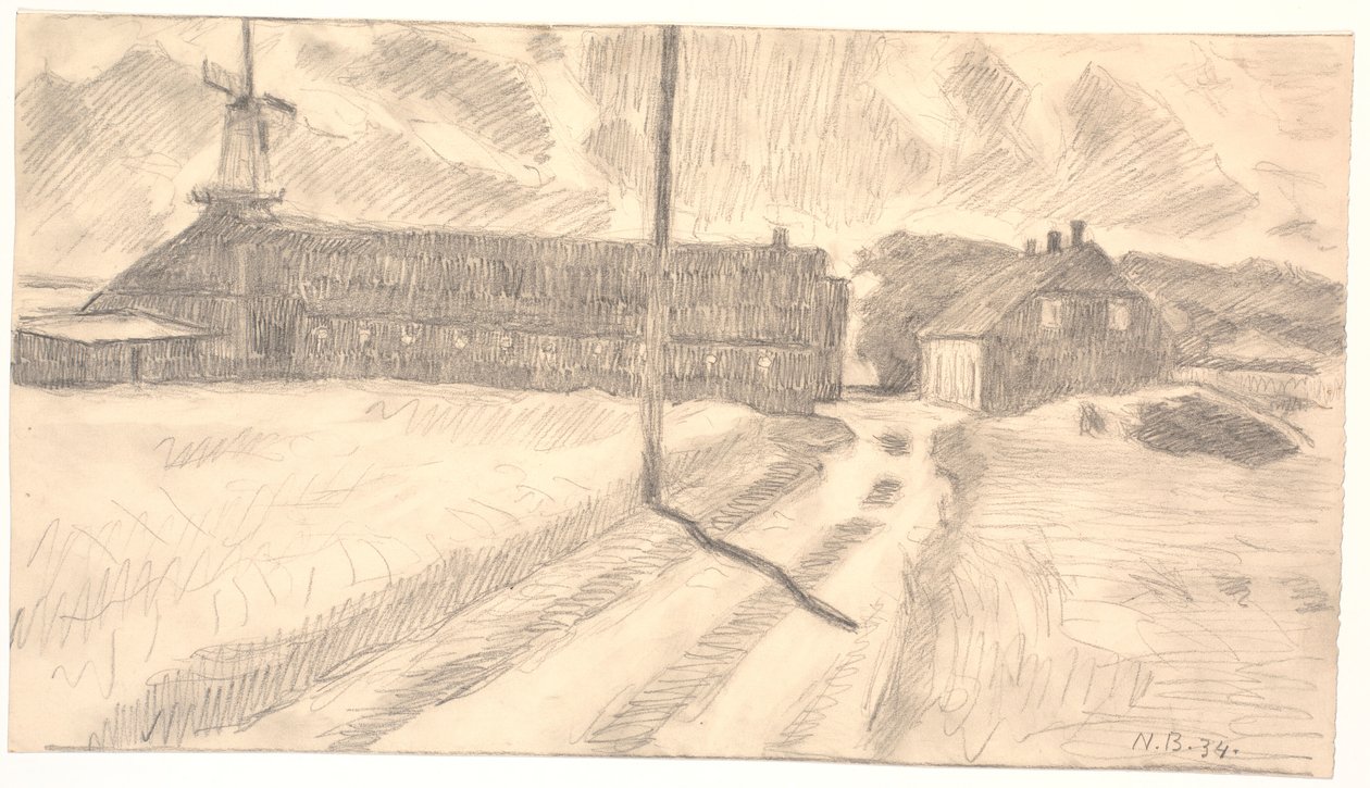 Der Hof Vester Paabjerg von Niels Jakob Jakobsen Bjerre
