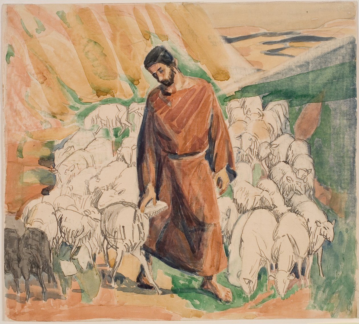 Der gute Hirte von Niels Larsen Stevns