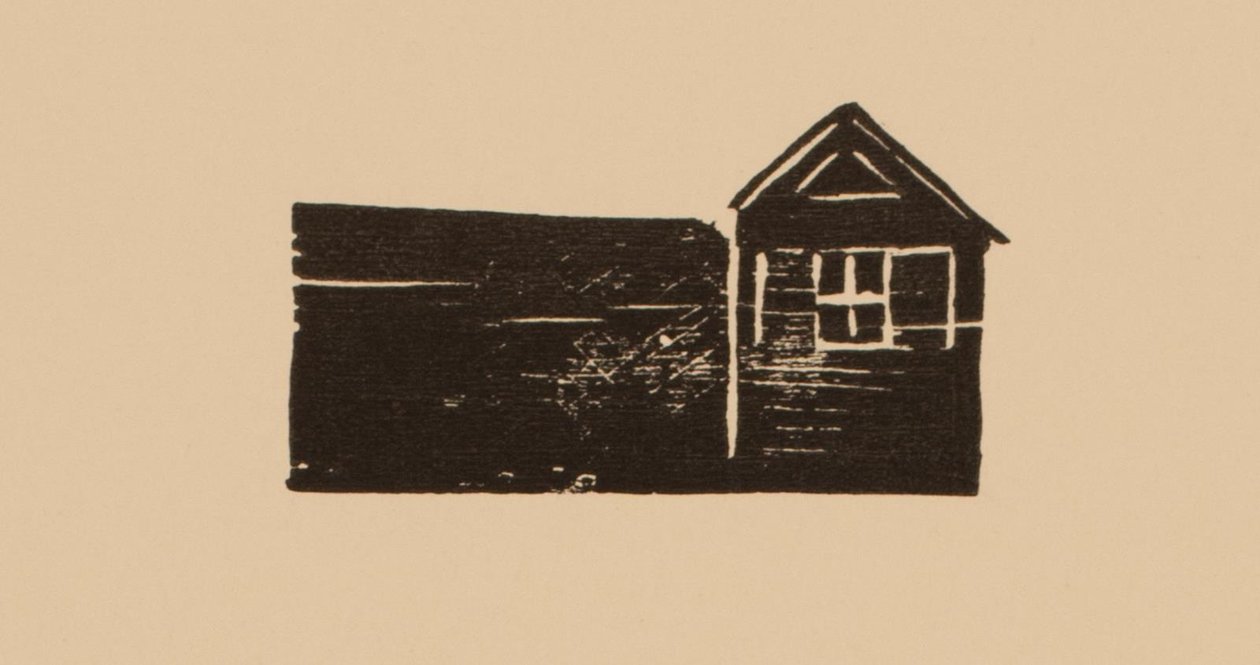 Vignette mit einem Haus von Niels Nielsen