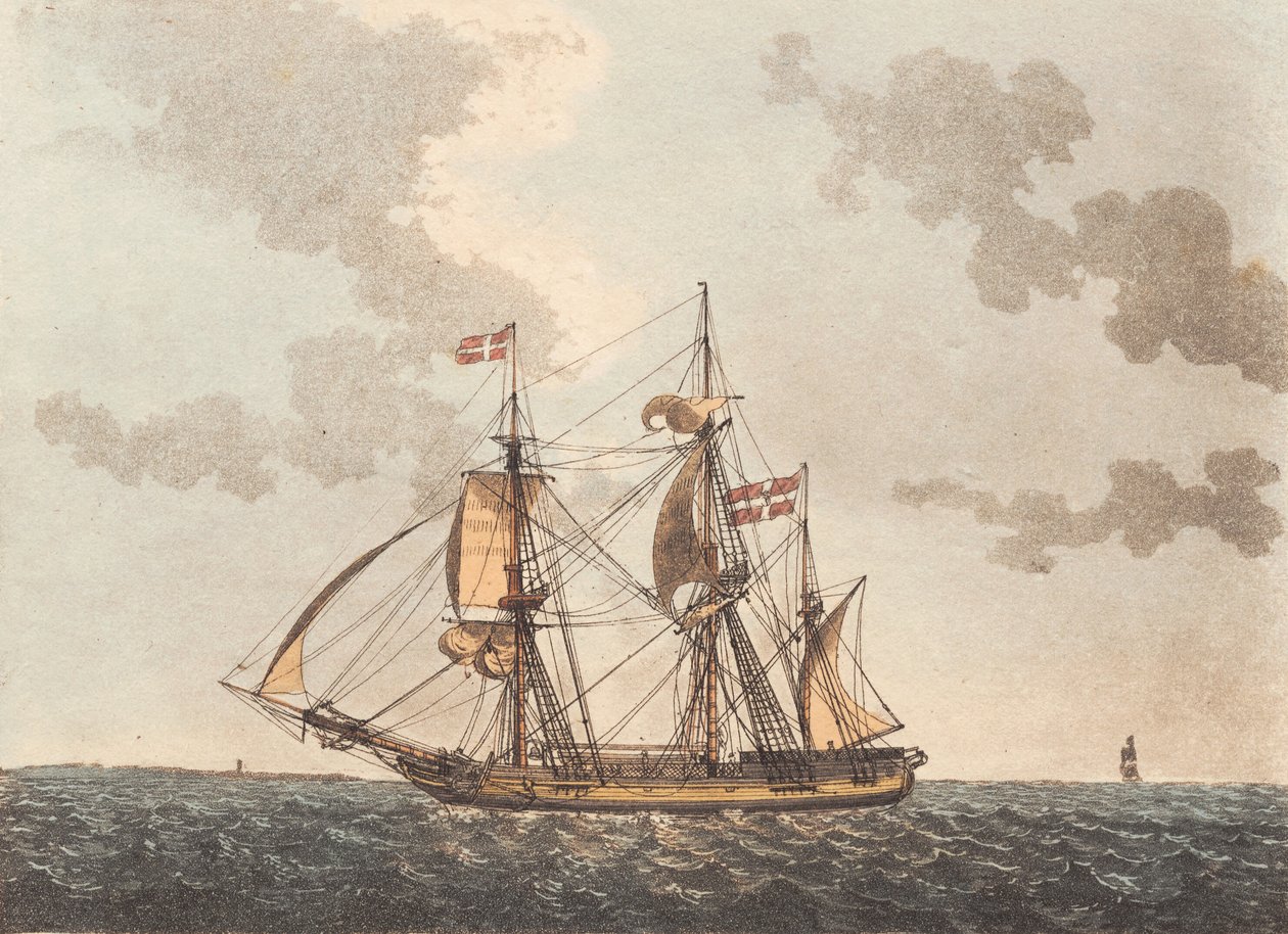 Ein Barken-Schiff sucht einen Hafen von Niels Truslew