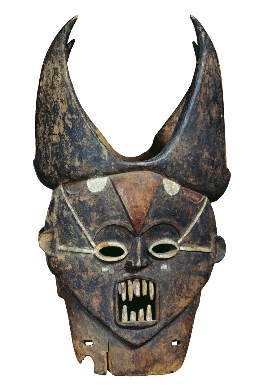 Maske des Janus, Ibo oder Igala von Nigerian