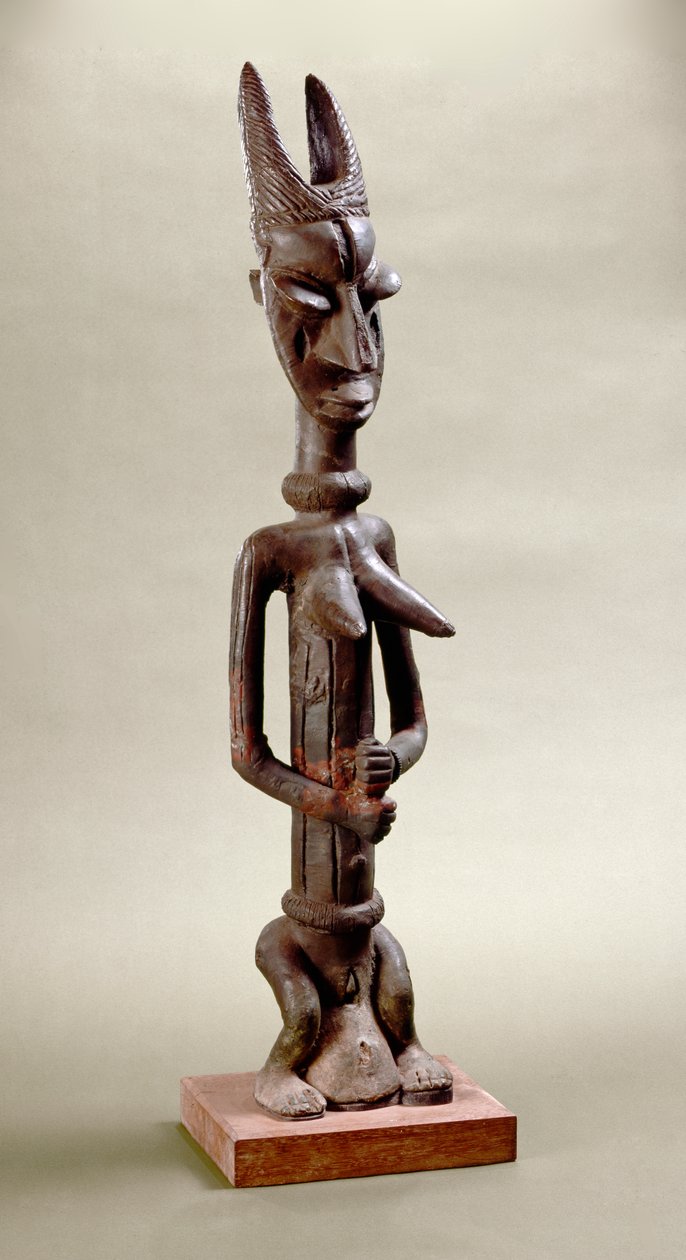 Figur von Onile, Iperu, Tsoede (Messing) von Nigerian