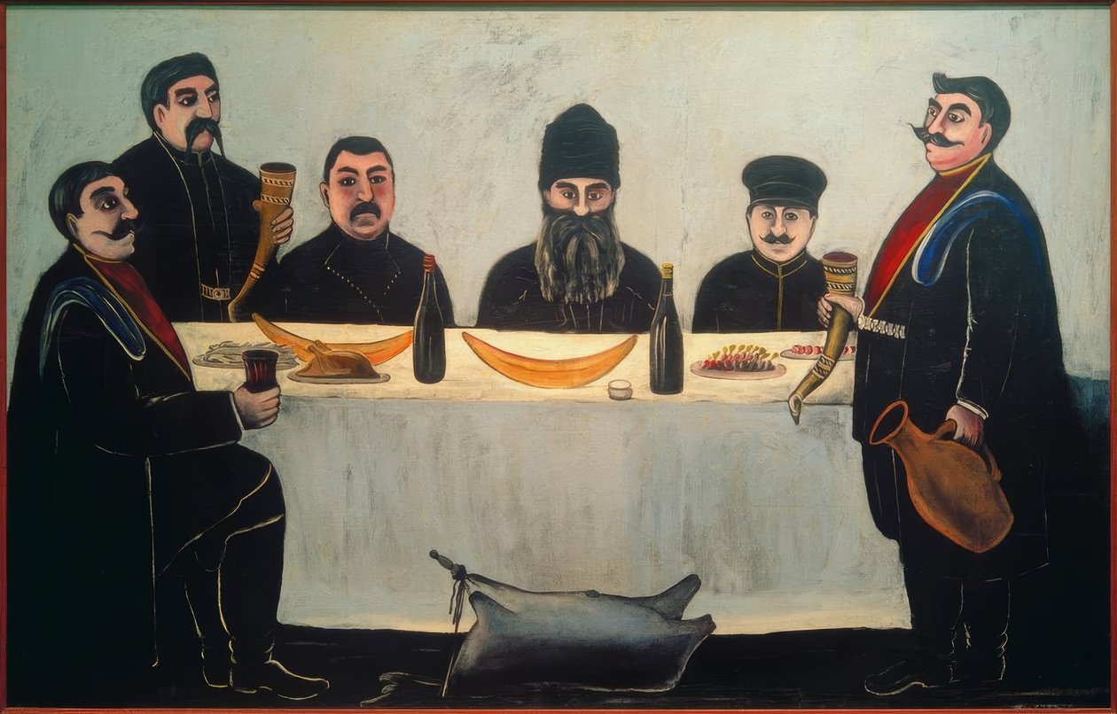 Festessen von Niko Pirosmani