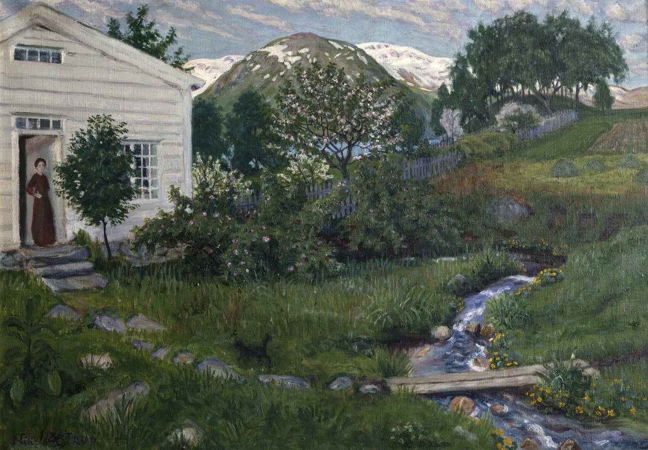 Frühsommer in Jølster von Nikolai Astrup